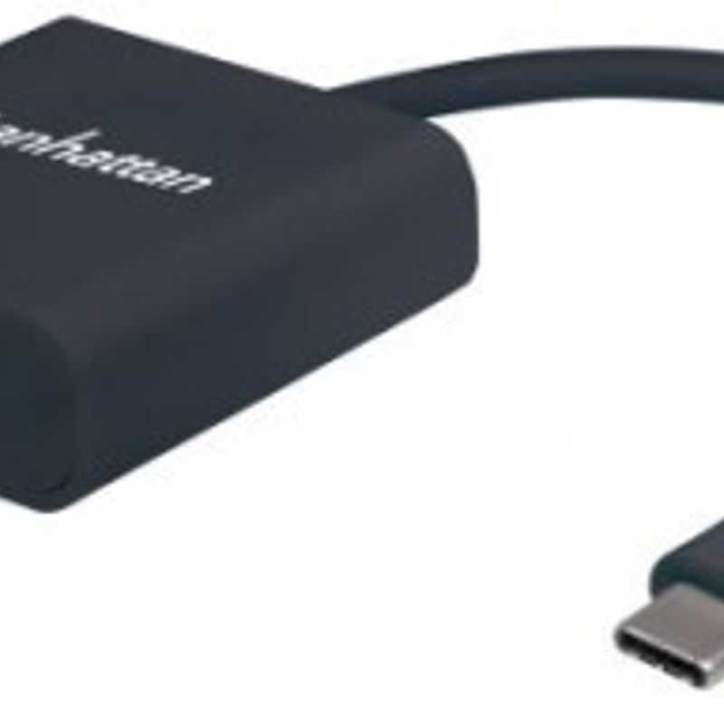 Convertidor USB C a HDMI MANHATTAN 151788 USB C HDMI Negro TL1 
