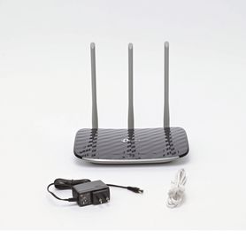 router inalámbrico doble banda ac 24 ghz y 5 ghz hasta 733 mbps 3 antenas externas omnidireccional 4 puertos lan 10100 mbps 1 p