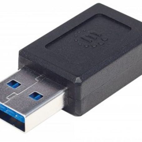 354714 Adaptador de USBA a USBC con Súper Velocidad 10 Gbps Negro. TL1 