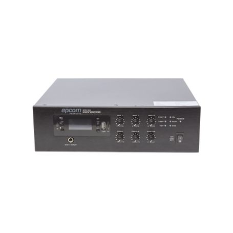 Mini Amplificador De Audio Mezclador  120w Rms  Sistema 70/100v  Mp3  Tuner  Bluetooth  Musica Ambiental Y Voceo