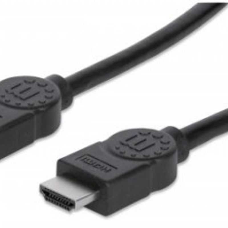 Cable HDMI Alta Velocidad con Ethernet 4K30Hz MANHATTAN 353274 7.5 Macho Negro TL1 