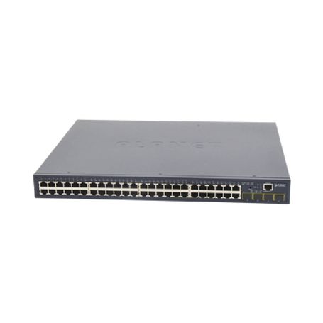 Switch Administrable Capa 2 De 48 Puertos Gigabit 10/100/1000t 4 Puertos Sfp 100/1000x