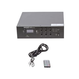 mini amplificador de audio mezclador  240w rms  sistema 70100v  mp3  tuner  bluetooth  musica ambiental y voceo171768