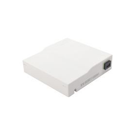 caja terminal de fibra óptica roseta con un acoplador scapc color blanco161187