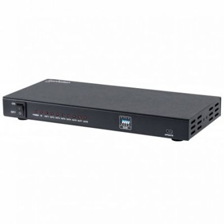Video Splitter HDMI 4K MANHATTAN de 8 puertos Negro HDMI HDMI HDMI Hembra/hembra TL1