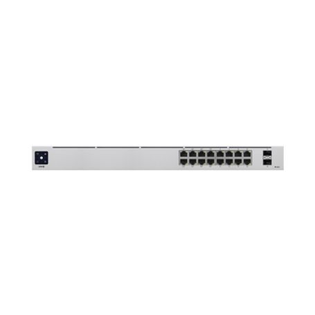 unifi switch usw16poe gen2 capa 2 de 16 puertos 8 puertos poe 8023afat  8 puertos gigabit  2 puertos 1g sfp 42w pantalla inform