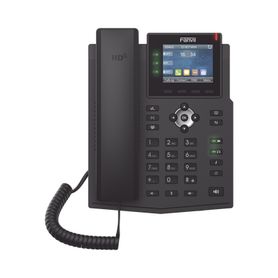 teléfono ip empresarial con estándares europeos 6 lineas sip con pantalla lcd a color puertos gigabit ipv6 opus y conferencia d