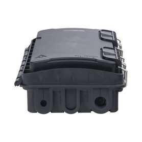 caja de distribución de fibra óptica hasta 96 empalmes exterior ip65 color negro161108