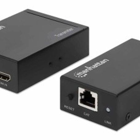 207584 Kit extensor de HDMI sobre Ethernet. Extensor de senal HDMI (1080p hasta 50 m) Un solo cable Cat6 soporta IR. TL1 