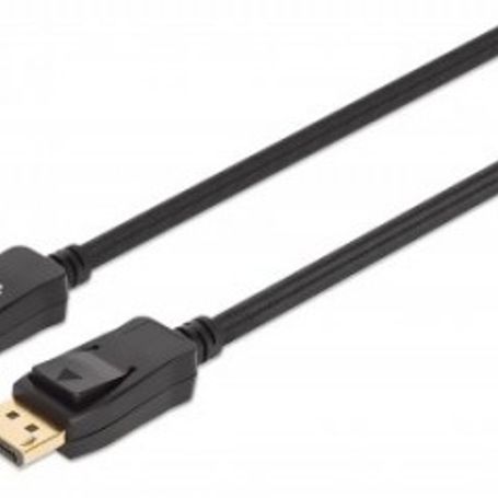 353618 Cable DisplayPort 8K macho a macho contactos chapados en oro diseno antienredos Longitud 2m Color Negro. TL1 
