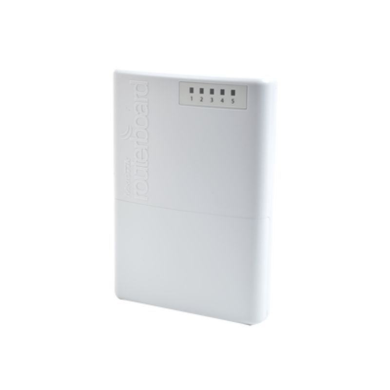 (powerbox) Routerboard 5 Puertos Fast Ethernet Con Poe Pasivo Para Exterior