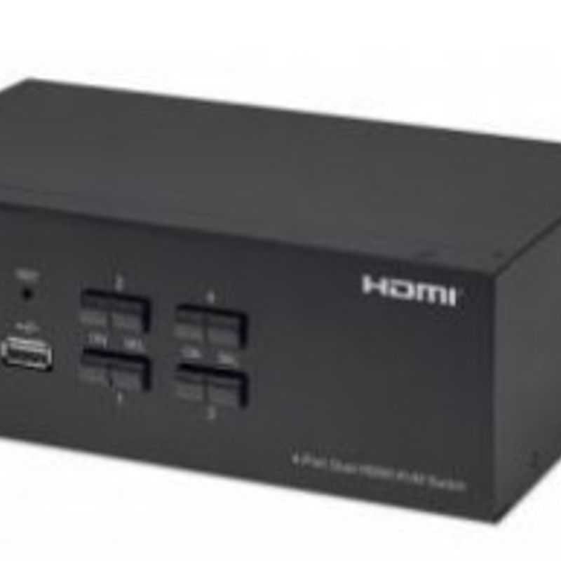Switch KVM HDMI  MANHATTAN 153539 Negro HDMI 4 TL1 