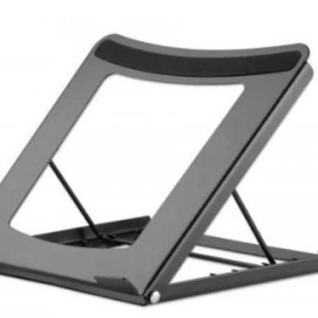 soporte ajustable para laptops y tabletas manhattan 462129