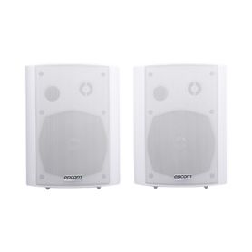 altavoces de montaje en pared activo 515  rms 20w8ohms y pasivo 20w  material abs  reja metálica  bracket de metal  color blanc