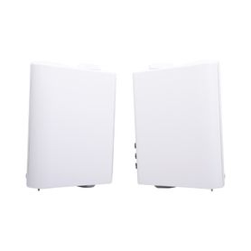 altavoces de montaje en pared activo 515  rms 20w8ohms y pasivo 20w  material abs  reja metálica  bracket de metal  color blanc