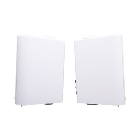 Altavoces De Montaje En Pared Activo 51.5  Rms 20w8ohms Y Pasivo 20w  Material Abs  Reja Metálica  Bracket De Metal  Color Blanc