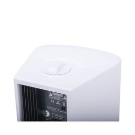 altavoces de montaje en pared activo 515  rms 20w8ohms y pasivo 20w  material abs  reja metálica  bracket de metal  color blanc