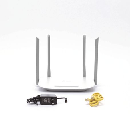 Router Inalámbrico Isp Doble Banda Ac 2.4 Ghz Y 5 Ghz Hasta 1167 Mbps 4 Antenas Externas Omnidireccional 3 Puertos Lan 10/100/10