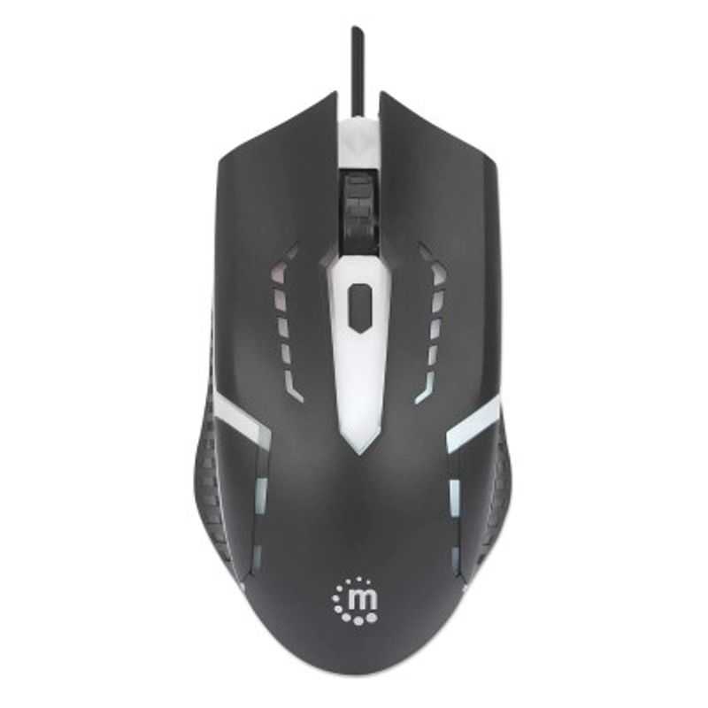 190206 Mouse Gaming óptico cableado USB con iluminación LED RGB cuatro botones con rueda de desplazamiento 1500 ppp     TL1 