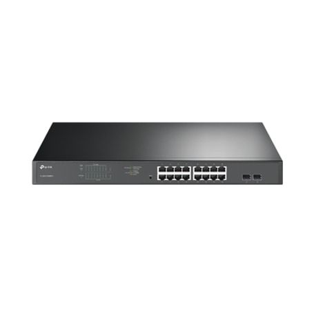 switch jetstream de 16 puertos 101001000mbps y poe afat 2 puertos sfp hasta 192w176041