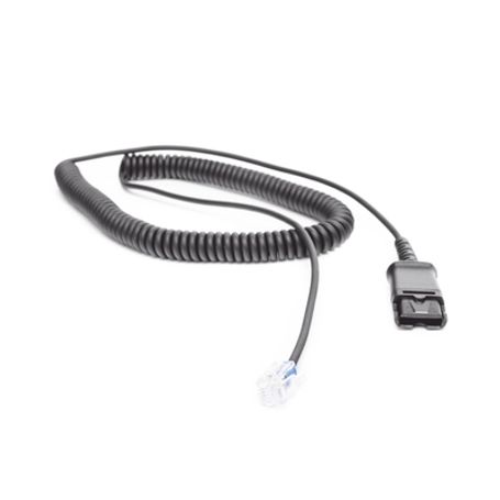 Cable Adaptador Para Diademas Modelo Ht101 Ht201 Y Ht202 Para Compatibilidad Con Teléfonos Grandstream Análogos Digitales Etc.