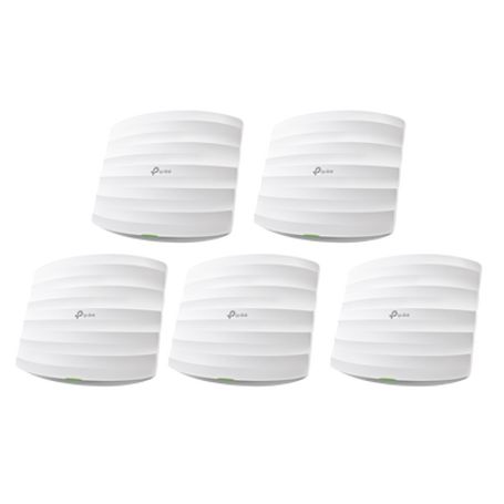 kit de 5 puntos de accesso omada doble banda 80211ac mumimo poe af y poe pasivo soporta hasta 100 clientes hasta 1350 mbps