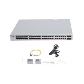 switch administrable poe con 48 puertos gigabit poe 8023afat  4 sfp para fibra 10gb gestión gratuita desde la nube 370w203995