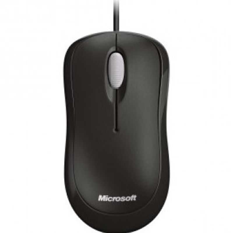 Mouse MICROSOFT Optical Basic Negro 3 botones USB Óptico TL1 