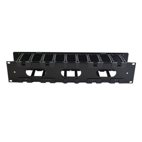 organizador de cable horizontal routeit sencillo para rack de 19in 4in de profundidad 2ur135745