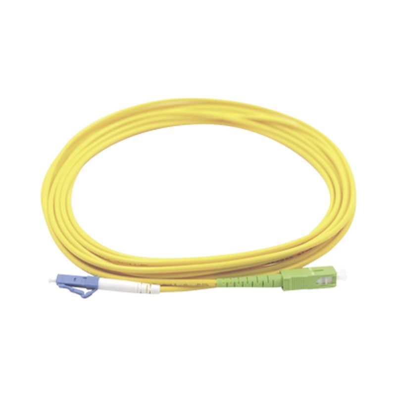 Jumper De Fibra Óptica Monomodo Lc/upcsc/apc Simplex Color Amarillo 3 Metros