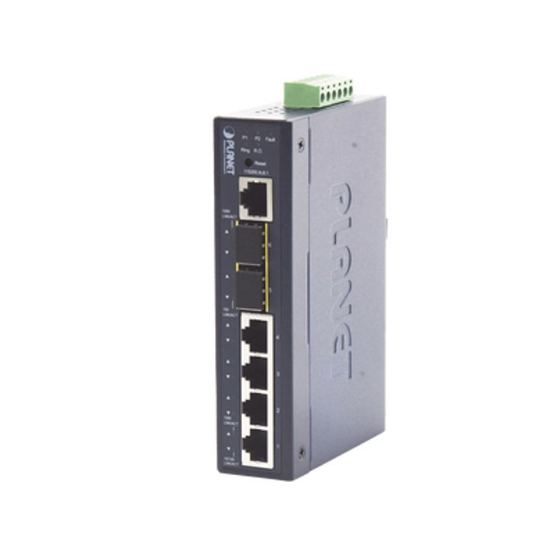 Switch Industrial Administrable Capa 2 Con 4 Puertos 10/100/1000t Y 2 Puertos Sfp 100/1000x