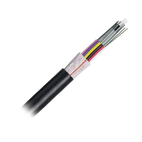 cable de fibra óptica de 12 hilos osp planta externa no armada dieléctrica 250um monomodo os2 precio por metro