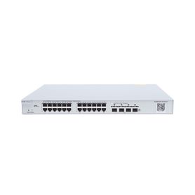 switch administrable poe con 24 puertos gigabit poe 8023afat  4 sfp para fibra 10gb gestión gratuita desde la nube 370w203994