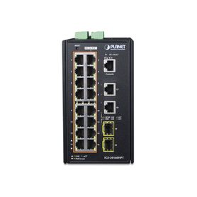 switch industrial administrable 16 puertos 101001000 t 8023at poe  2 puertos 101001000 t  2 puertos 1001000 x sfp94790
