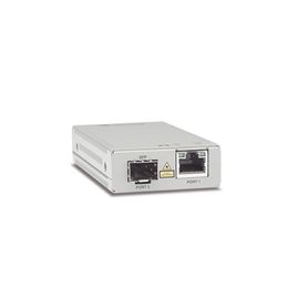 convertidor de medios gigabit ethernet a fibra óptica con puerto sfp con fuente de alimentación multiregión