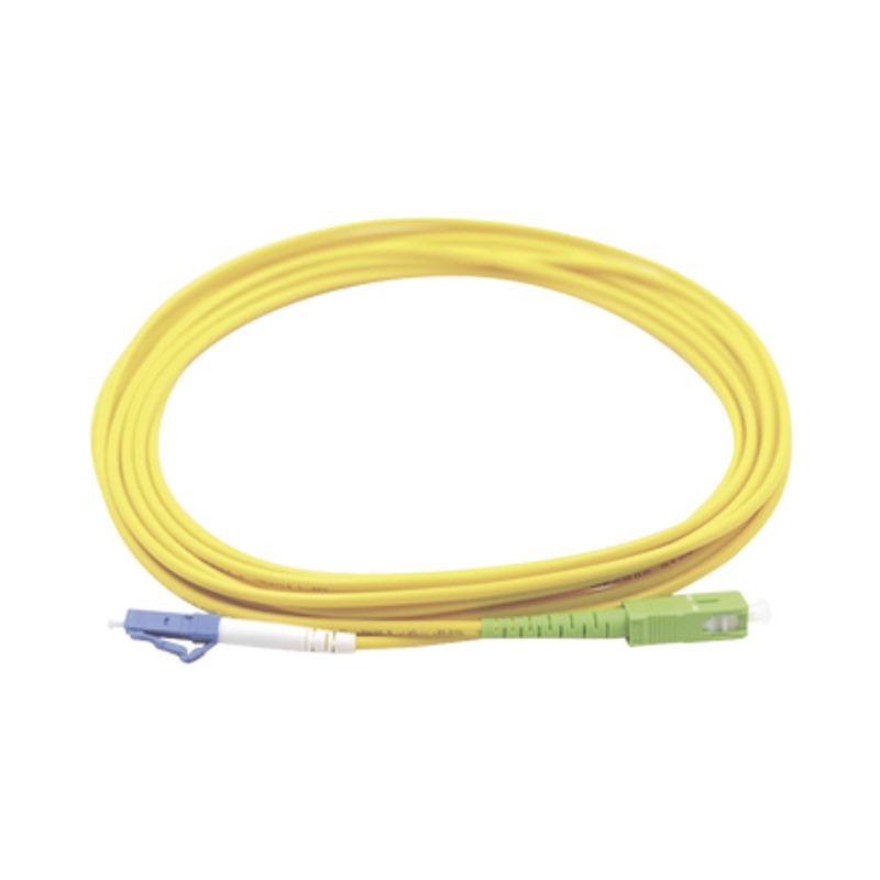 Jumper De Fibra Óptica Monomodo Lc/upc Sc/apc Simplex Color Amarillo 1 Metro