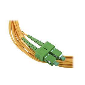 jumper de fibra óptica monomodo 9125 lcupcscapc pvc 20 mm dúplex amarillo 3 metros188701