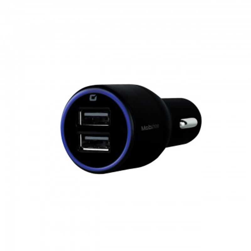 Cargador Mobifree Cargador de Coche 2 puertos USB  Negro Auto Corriente alterna USB 2 TL1 