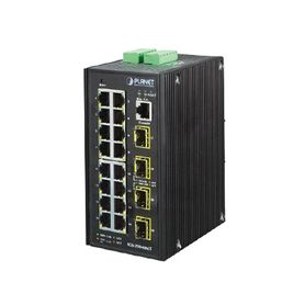 switch administrable industrial 16 puertos gigabit ethernet  4 sfp