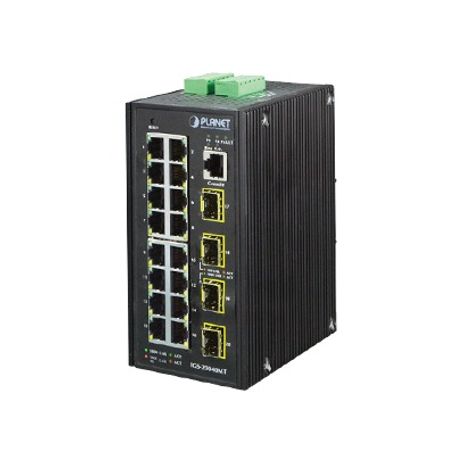 Switch Administrable Industrial 16 Puertos Gigabit Ethernet 4 Sfp Switch Administrable Industrial 16 Puertos Gigabit Ethernet 4 Sfp
