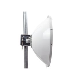 antena direccional de alto rendimiento parábola profunda para mayor aislamiento al ruido  29 dbi  49  64 ghz  conectores nhembr