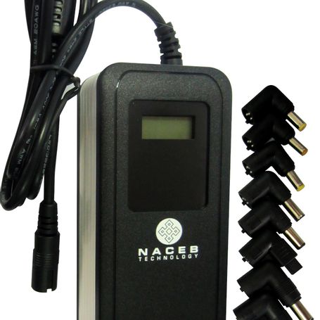 Adaptador de corriente Naceb Technology Negro Adaptador de corriente Universal TL1 