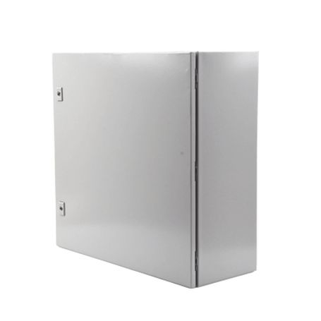 gabinete de acero nema 4 ip 66 de 60 x 60 x 25 cm con platina y certificado ul200716