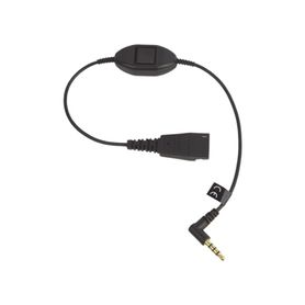 jabra cord qd a conector de 35 mm con pushtotalk para teléfonos celulares smartphones 880000103 