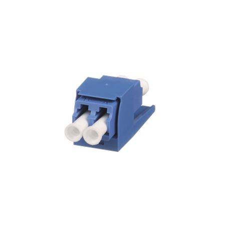 módulo acoplador lc duplex para fibra óptica monomodo os1os2 tipo minicom color azul182209