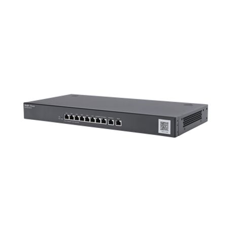 router administrable  6 puertos lan  y 3 puertos lanwan gigabit y 1 puerto wan gigabit hasta 300 clientes con desempeno de 15 g