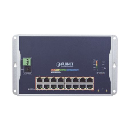 Switch Industrial Administrable Capa 2 De Pared16 Puertos Poe 802.3at Gigabit Y 2 Puertos Sfp