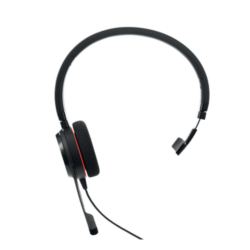 Jabra Evolve 20 Mono Con Conexión Usb Micrófono Con Cancelación De Ruido De Última Generación Configuración Plug And Play Certif