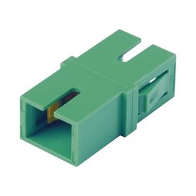 módulo acoplador scapc simplex para fibra monomodo color verde