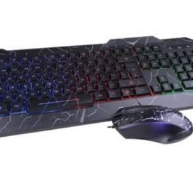 kit de teclado y mouse naceb technology raptor